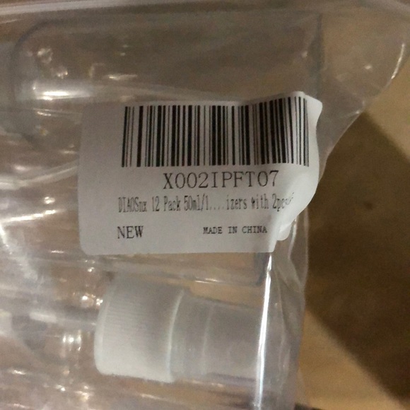 12 Pack 50ml/1.7oz Clear Spray Bottles - Picture 9 of 9